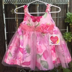 NWT Youngland Baby Girl Tulle Dress